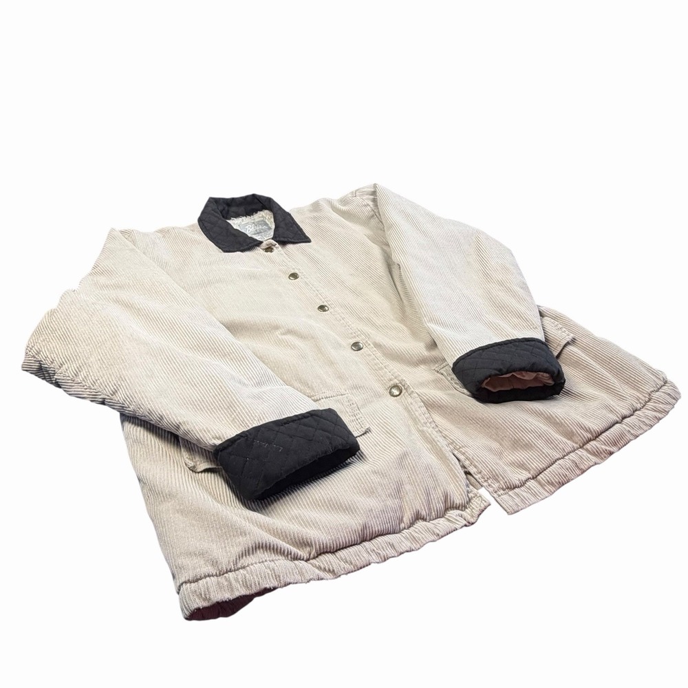 Blaire Quilted Corduroy Barn Jacket with Contrast‎ Collar Size XLG - Picture 6 of 16